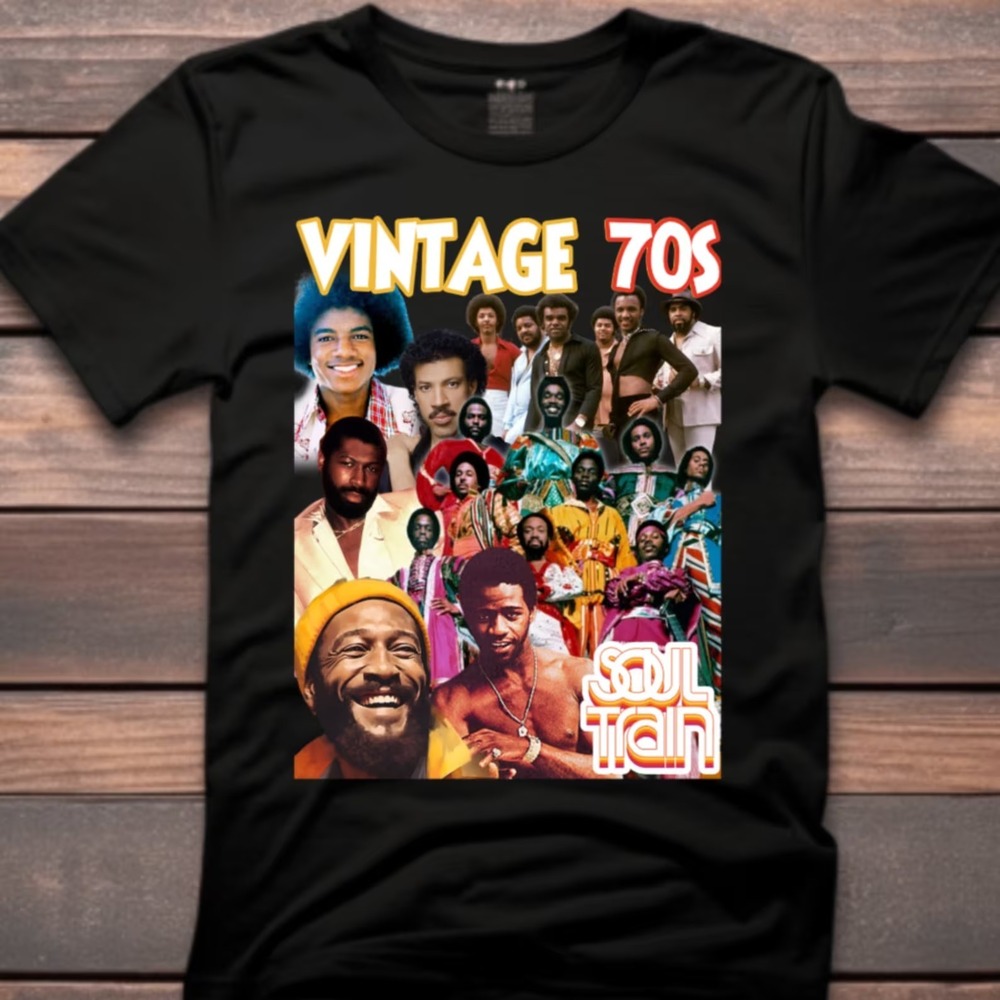 1970s Retro Soul Train T-shirt Gift For Fan Unisex